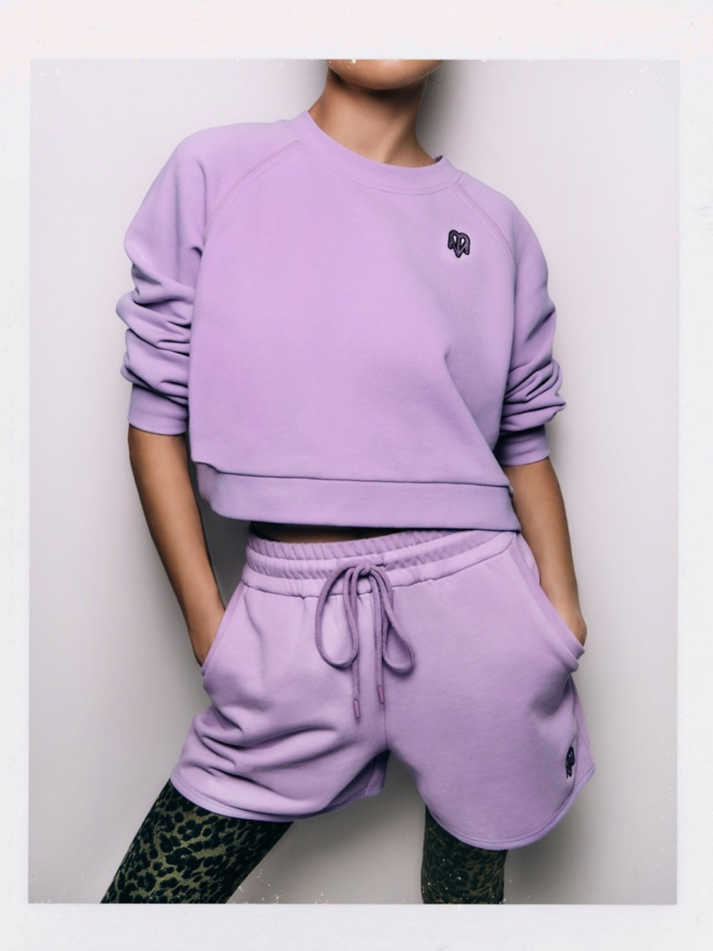 Maje x Varley Limited Edition Collaboration Tanita Cropped Sweatshirt